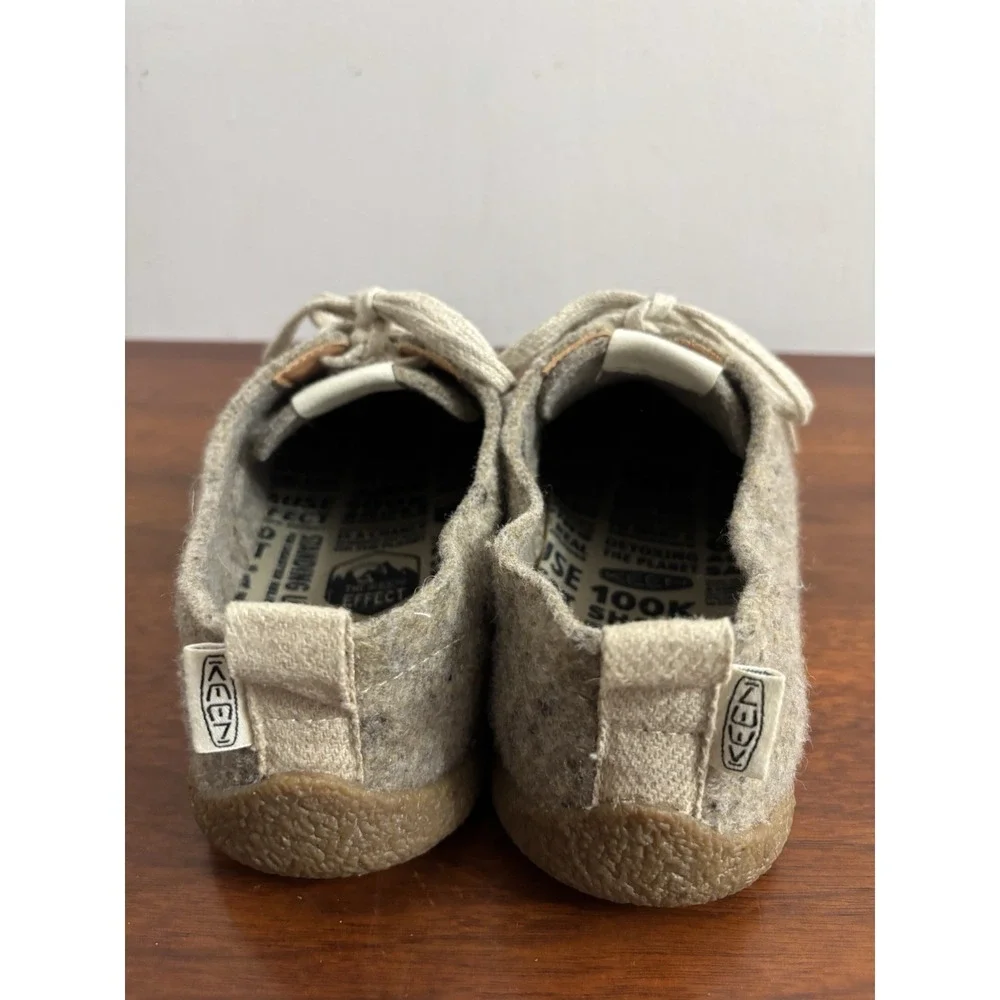 KEEN Men's Mossy Derby‎ Shoes 11 Taupe Felt/Birch Recycled Wool Casual $120